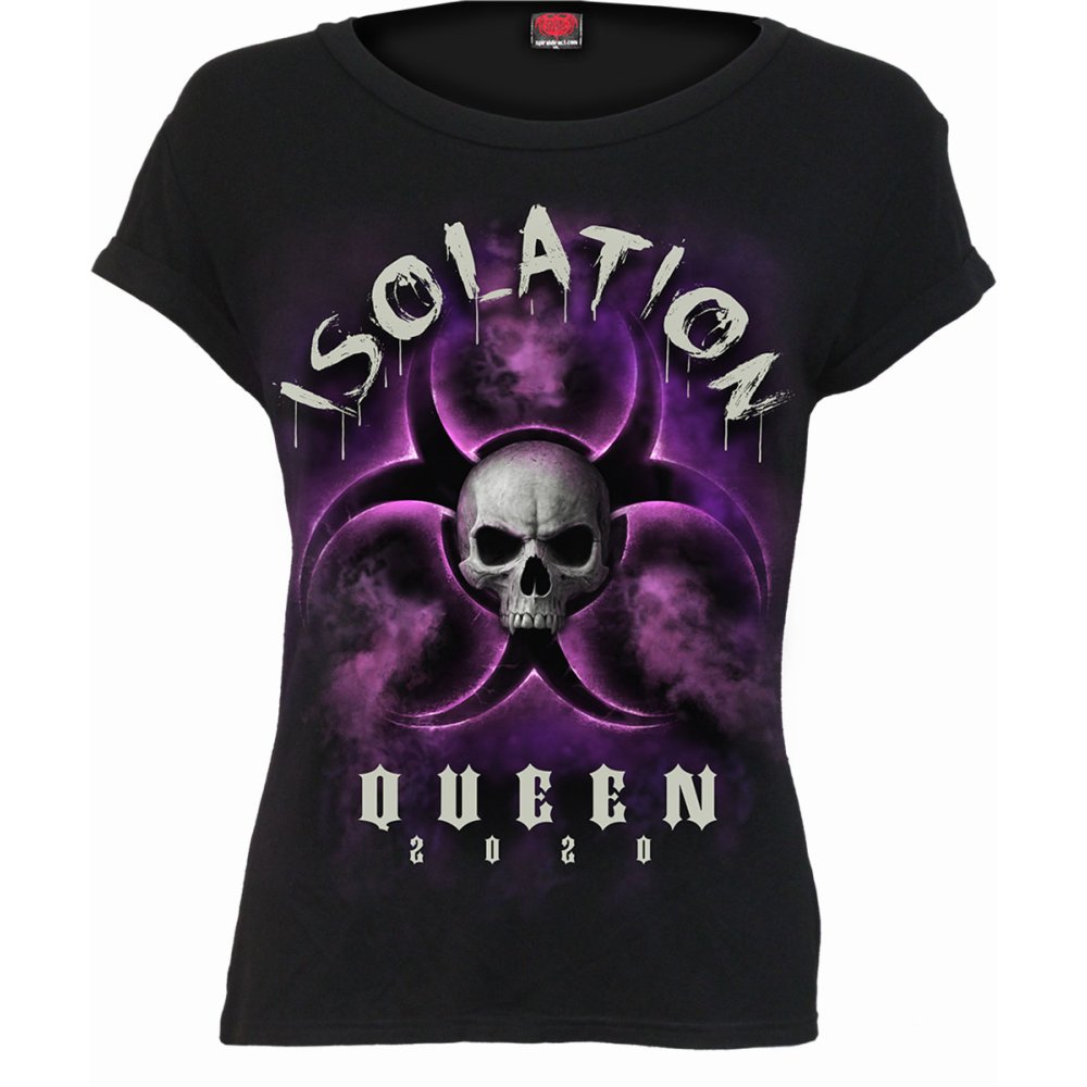 Spiral - ISOLATION QUEEN Top - Black